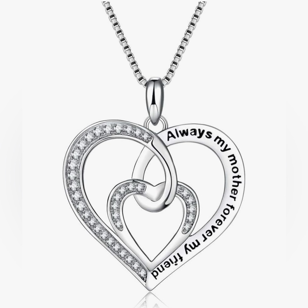 New FANCYCD Heart Pendant Necklace Gift for Mom